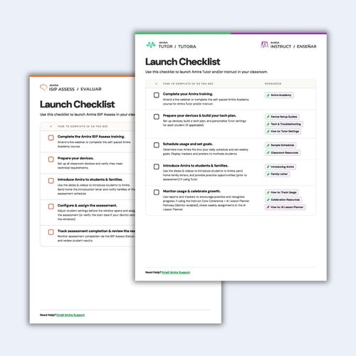 Launch Checklist preview