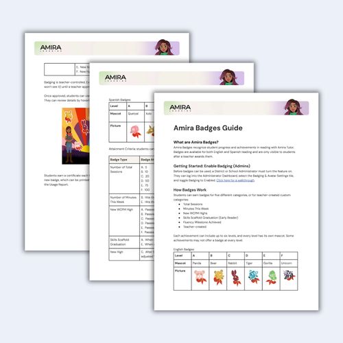 Amira Badges Guide preview